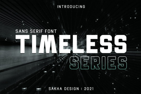 Timeless Series Display-Schriftarten Schriftart Von Sakha Design