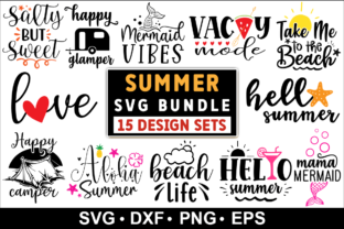 Free Summer Quotes SVG Bundle, Summer Grafika Rękodzieła Przez SVGstore