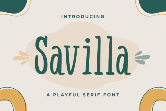 Savilla Fuentes Serif Fuente Por TypeFactory