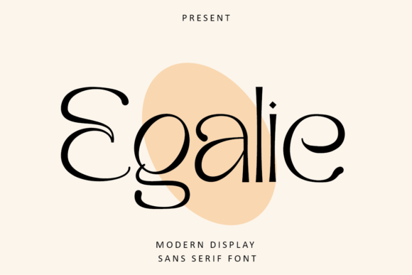 Egalie Display Font By Muksal Creative