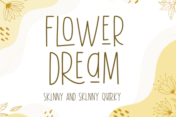 Flower Dream Script & Handwritten Font By Manjalistudio