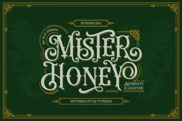 Mister Honey Blackletter Font By Alit Design