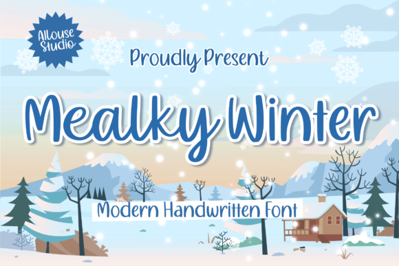 Mealky Winter Script & Handwritten Font By allouse.studio