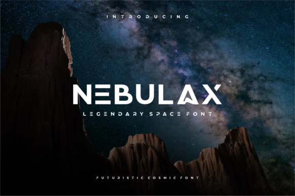 Nebulax Display Font By Vroz Studio