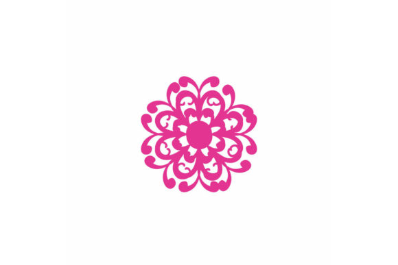 Pink Beautiful Flower Logo and Vector Gráfico Logos Por SARIVART
