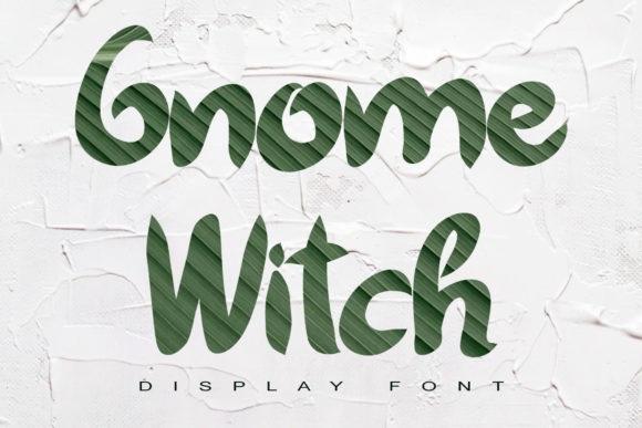 Gnome Witch Display Font By Ansart