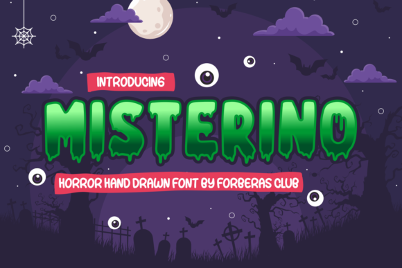Misterino Display Font By Forberas Club
