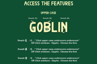 Goblin Monster Display Font By yogaletter6 6