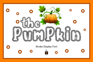 The Pumpkin Display Fonts Font Door Darson Art 1