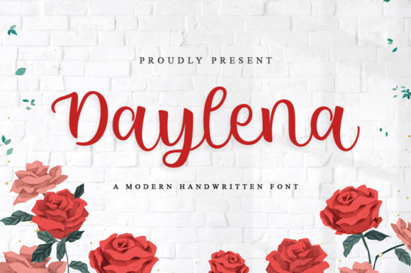 Daylena Script & Handwritten Font By fanastudio