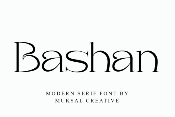 Bashan Serif Font By Muksal Creative