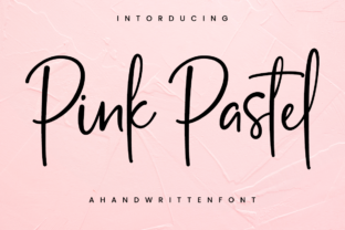 Pink Pastel Script & Handwritten Font By RasdiType 1