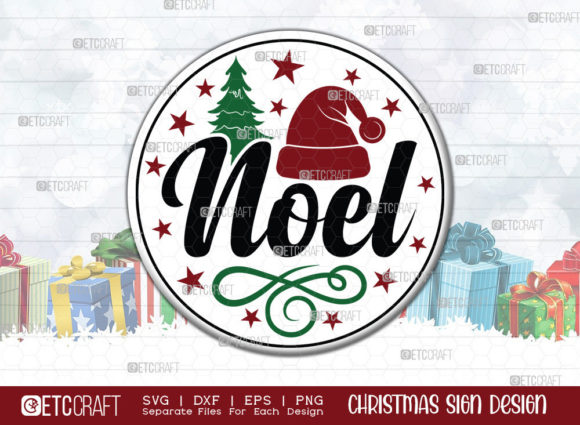 Noel Christmas Sign SVG | Noel Sign Svg Graphic Crafts By Pixel Elites