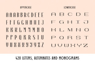 Art Deco Monogram Display Font By Headfonts 8