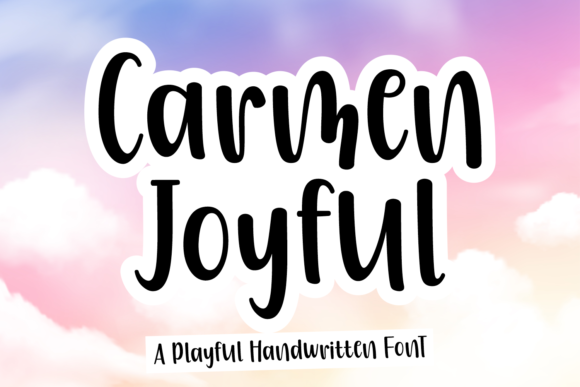 Carmen Joyful Skript-Schriftarten Schriftart Von Creative Fabrica Fonts
