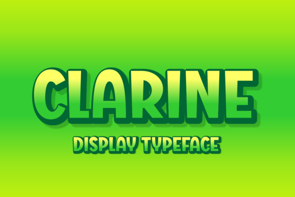 Clarine Display Font By Creative Fabrica Fonts