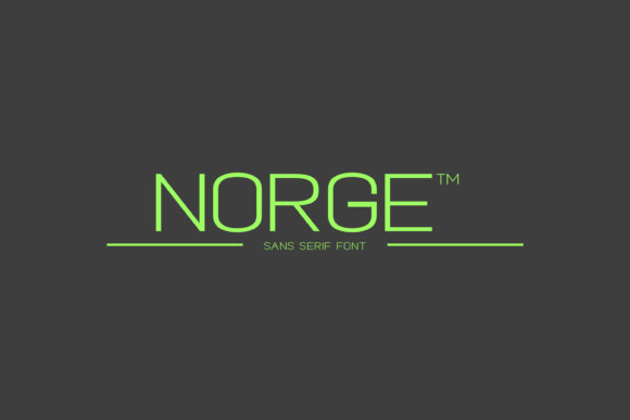 Norge Sans Serif Font By Design Stag