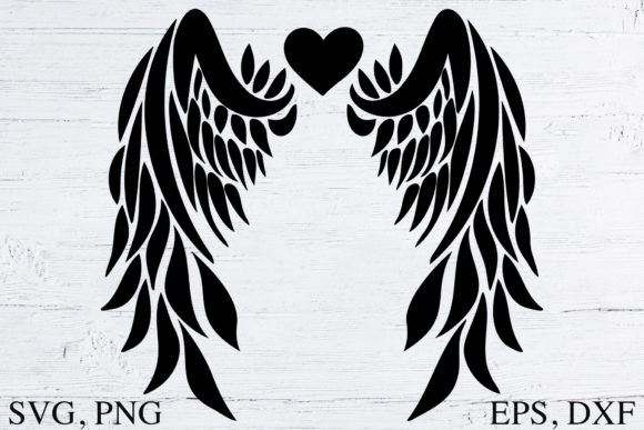 Angel Wings SVG Graphic Crafts By TanuschArts