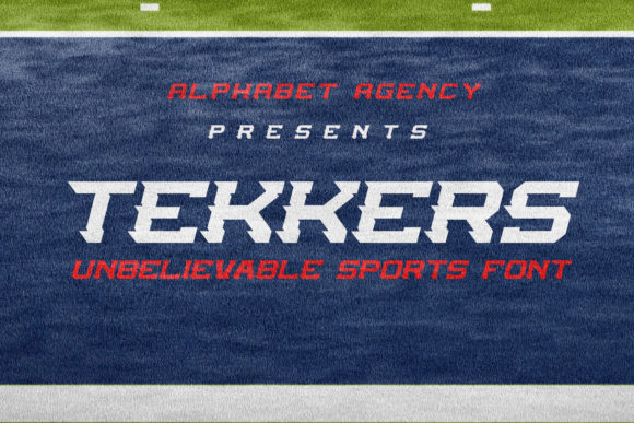 Tekkers Display Font By Alphabet Agency