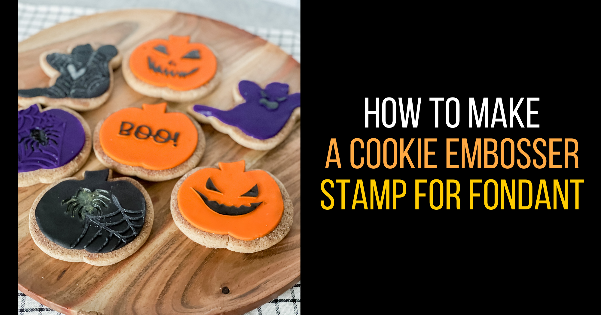 How to Make a Cookie Embosser Stamp for Fondant