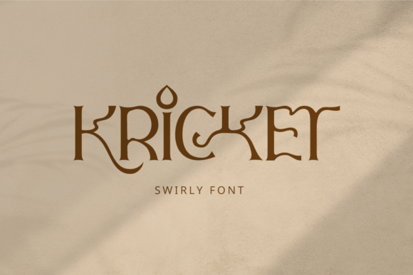 Kricket Serif Font By Grontype