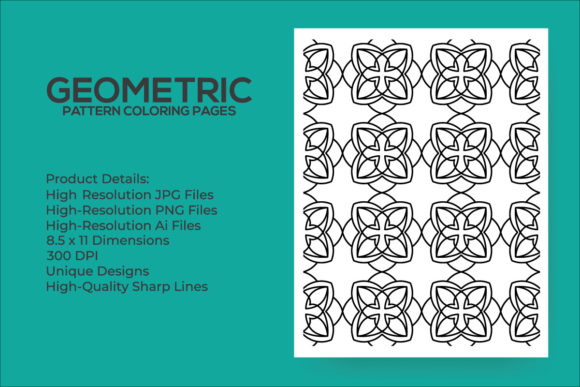 Geometric Coloring Pattern Pages Afbeelding Kleurplaten & Kleurboeken voor Volwassenen Door mizanngn0