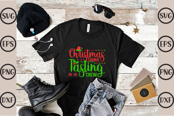 Christmas Cookie Tasting Crew Graphic T-shirt Designs By Digital_Art