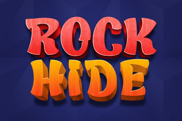 Rock Hide Fontes de Exibição Fonte Por Creative Fabrica Fonts