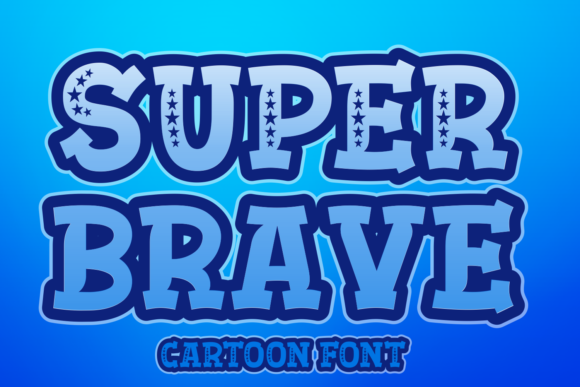 Super Brave Display Font By Creative Fabrica Fonts