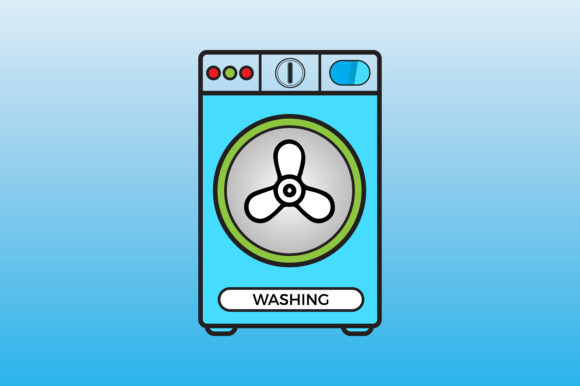 Washing Machine Graphic Illustrations By CraftDesign