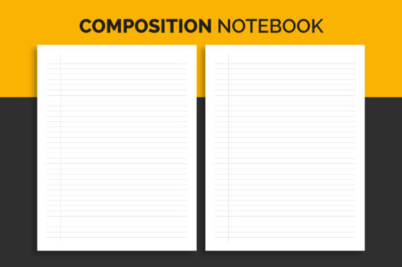 Composition Notebook Line Journal Gráfico Interiores KDP Por KDP GURU