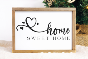 SVG File, Home Sweet Home Svg, Farmhouse Graphic Crafts By Chamsae Studio 1