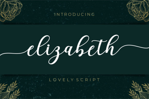 Elizabeth Script & Handwritten Font By Musafir LAB