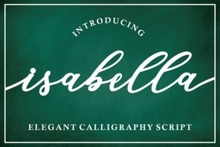 Isabella Script Fonts Font Door Musafir LAB 1