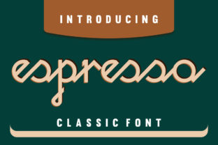 Espresso Font Display Font By Musafir LAB 1