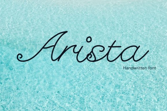 Arista Script & Handwritten Font By PeamCreations