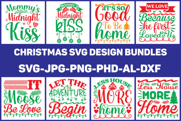 Christmas Design Bundle Graphic T-shirt Designs By Design store