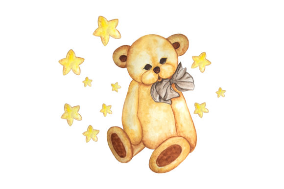 Teddy Bear Clipart, Baby Bear, Baby Png Graphic T-shirt Designs By GlushkovaDesign