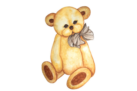 Teddy Bear Clipart, Baby Bear, Baby Png Graphic Crafts By GlushkovaDesign
