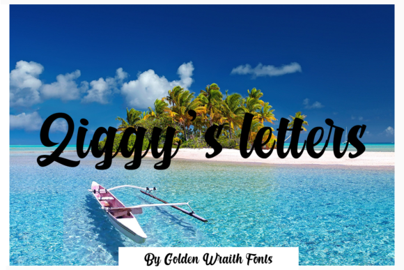 Ziggy's Letters Script & Handwritten Font By Golden Wraith