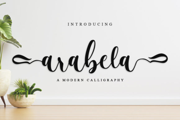 Arabela Script & Handwritten Font By fanastudio