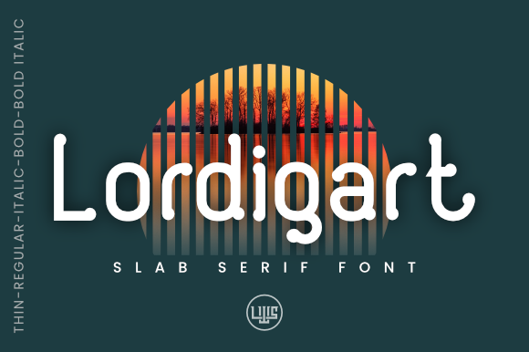 Lordigart Slab Serif Font By LittleWind Studio