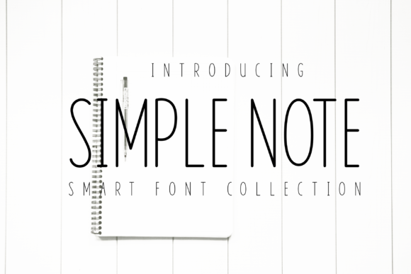 Simple Note Fuentes Sans Serif Fuente Por Goodrichees