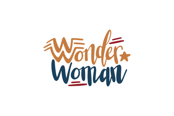 Wonder Woman Grafika Rękodzieła Przez CraftBundles