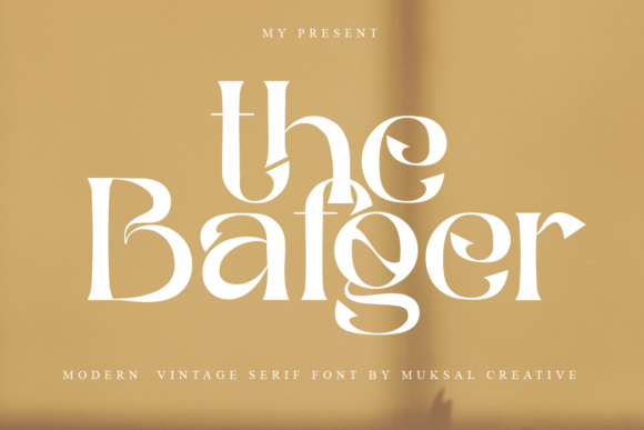 The Bafger Display Font By Muksal Creative