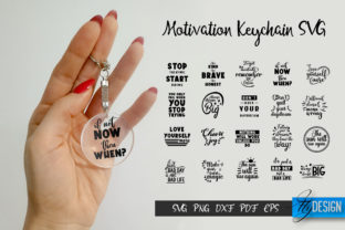 Keychain Motivation SVG.Inspiration Graphic Crafts By flydesignsvg
