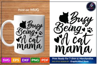 Cat T Shirt Quotes Design Cat Mama Afbeelding Crafts Door GraphicMind 2