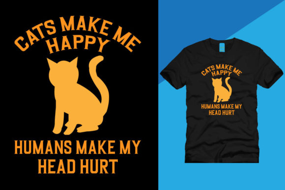 Cat T-Shirt Design Graphic T-shirt Designs By sayedhasansaif04