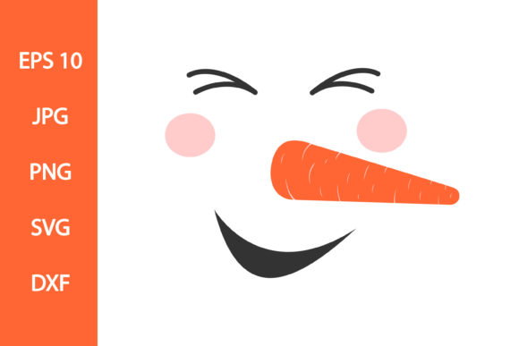 Cute Snowman Face Christmas Design Grafik Druckbare Illustrationen Von VikkiShop