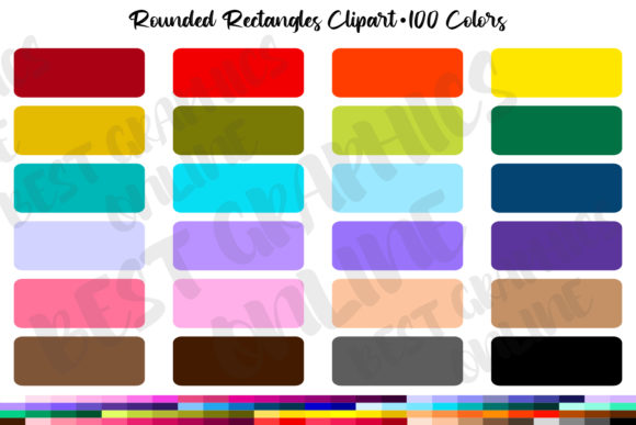 Rounded Rectangle Shape Clipart Images Graphic Illustrations By bestgraphicsonline
